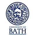 Logo for University of Bath, UK.