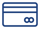 Icon of a credit card.